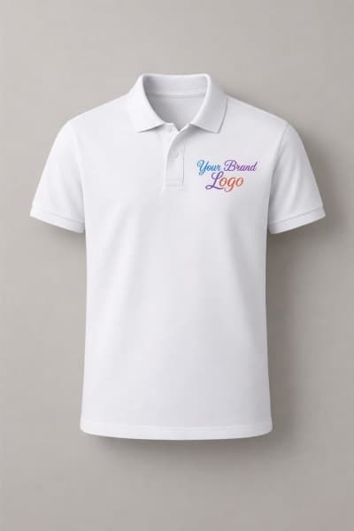 DTF Printed Polo T-shirt